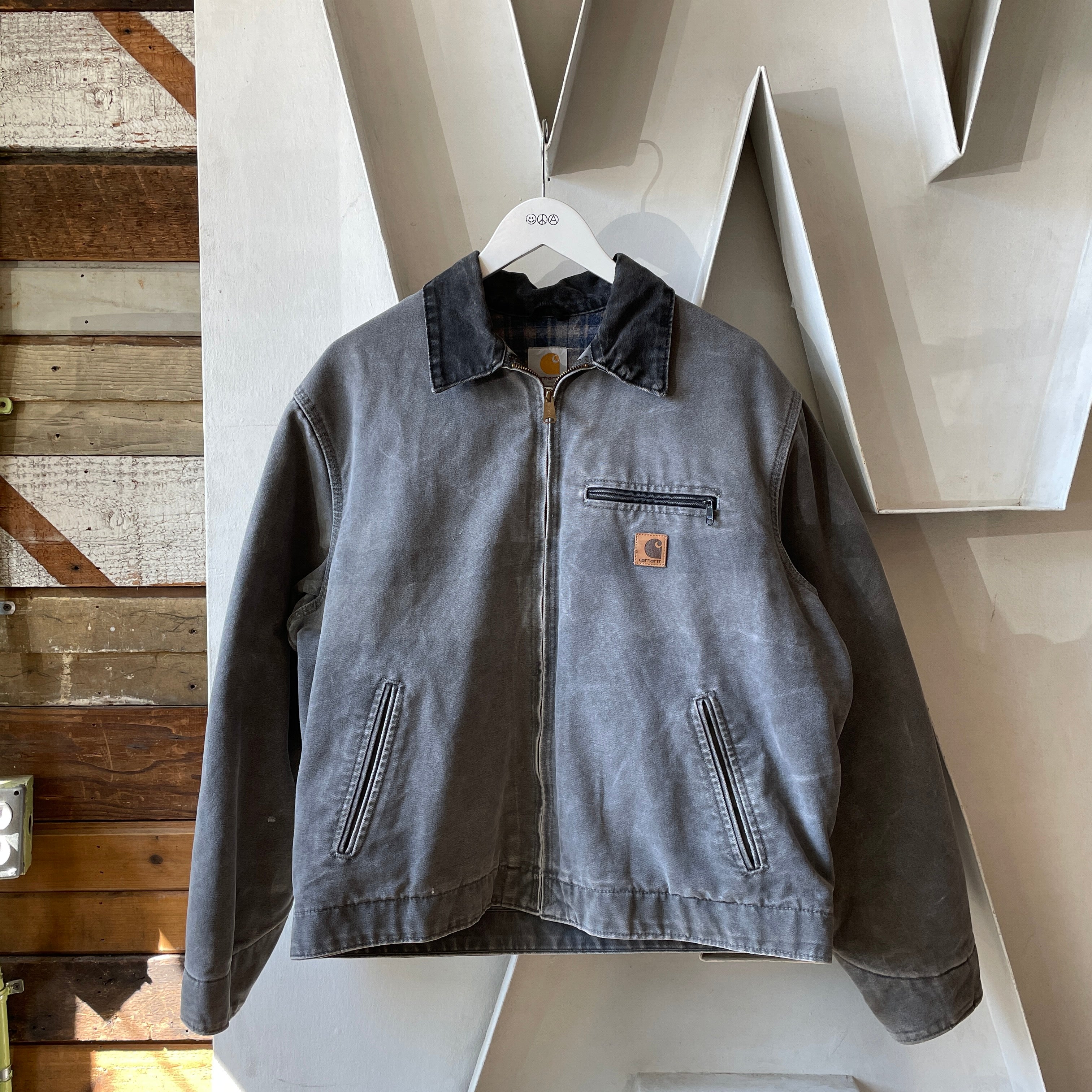 一部予約販売 VINTAGE Carhartt Detroit Jacket - ジャケット/アウター