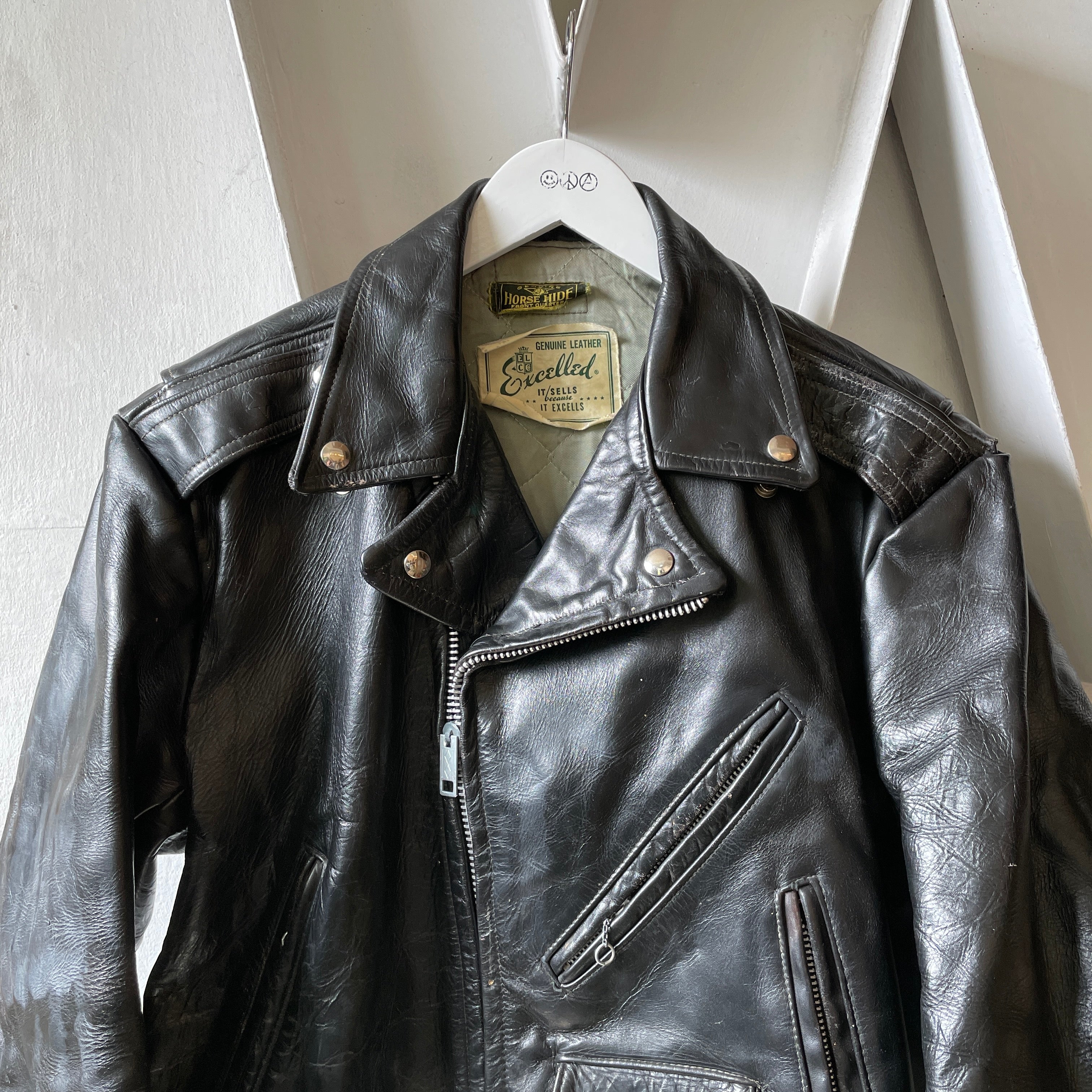 Vintage excelled on sale leather motorcycle jacket