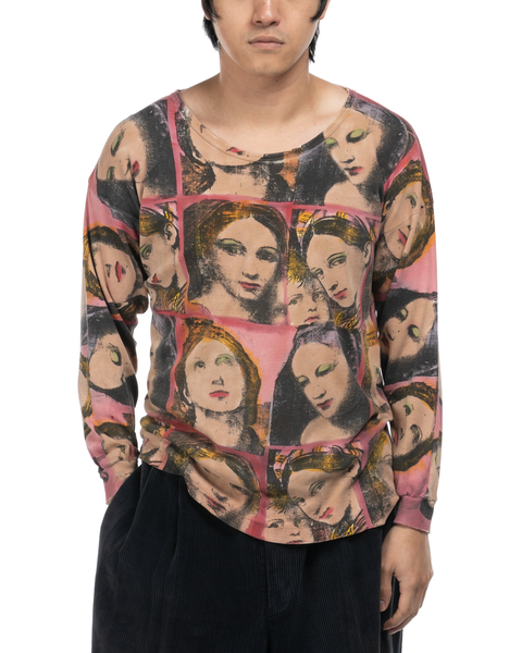 1980s Renaissance Printed Long-Sleeve Tee