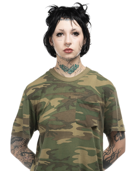 1980s Woodland Camo Tee