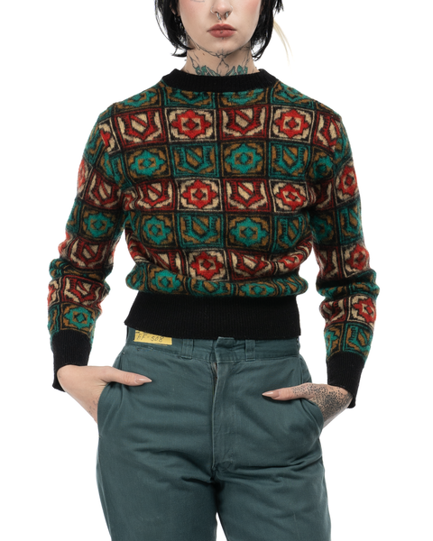 1950s Patterned Pilgrim Sweater