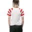 1970s Striped-Sleeve Raglan Tee