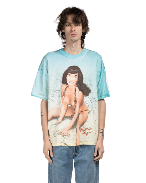 1990s Betty Page Beach Tee