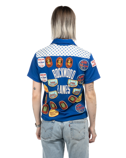 1980s Patched Bowling Shirt