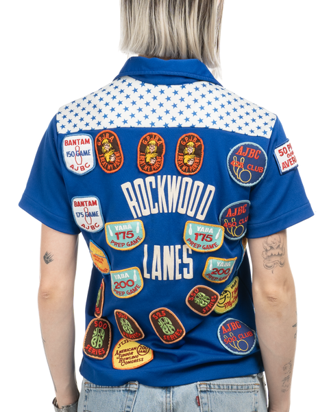 1980s Patched Bowling Shirt