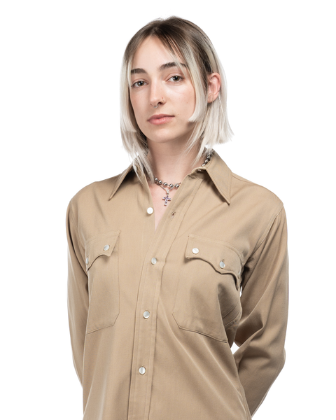 50s 3 Tooth Pocket Western Shirt - Small