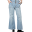 1980s Side-Cinch Flared Denim