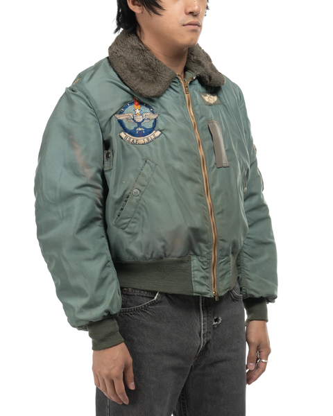 1950s Patched B-15 D Flight Jacket