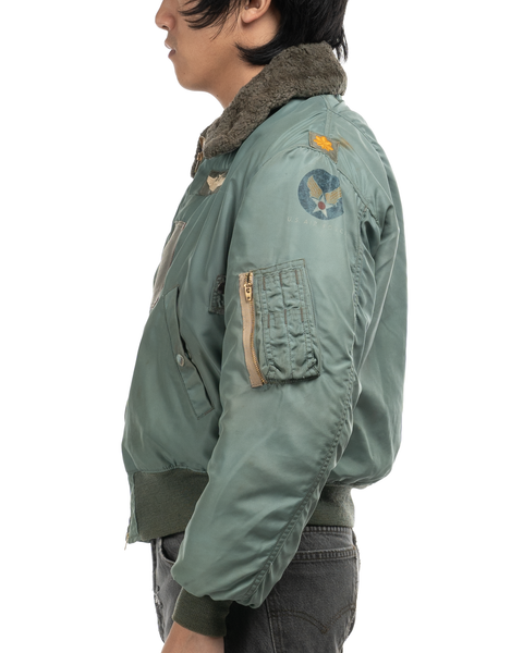 1950s Patched B-15 D Flight Jacket