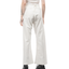 1930s White Duck Tin-Button Lace-Back Dungarees