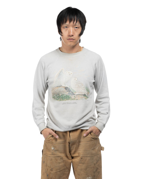 80's Snowy Owls Crewneck Sweatshirt - Medium