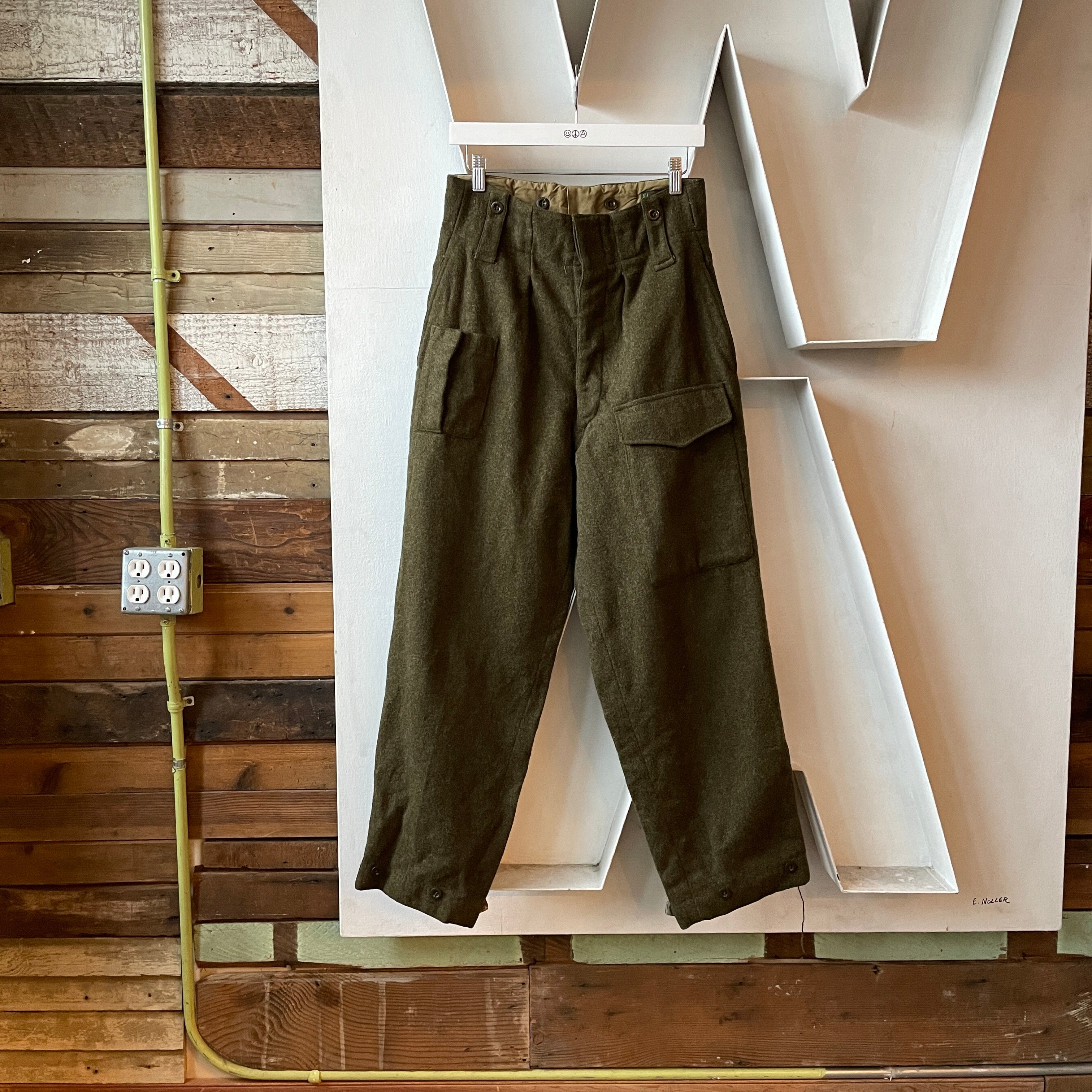 Buy Vintage Workwear Trousers. Dark Green Size UK 14 Euro 42. Waist 32W.  French Online in India - Etsy