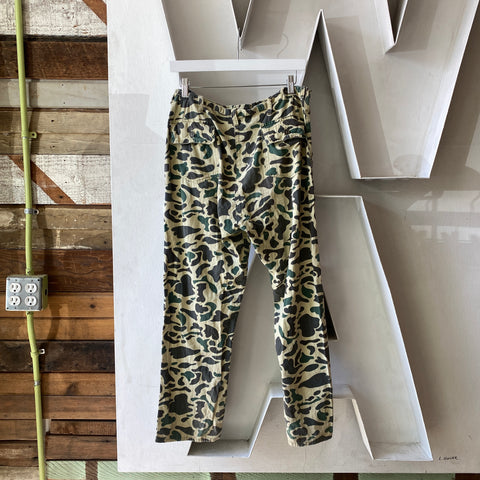 70's Light Weight Camo Pants - 32” x 28”