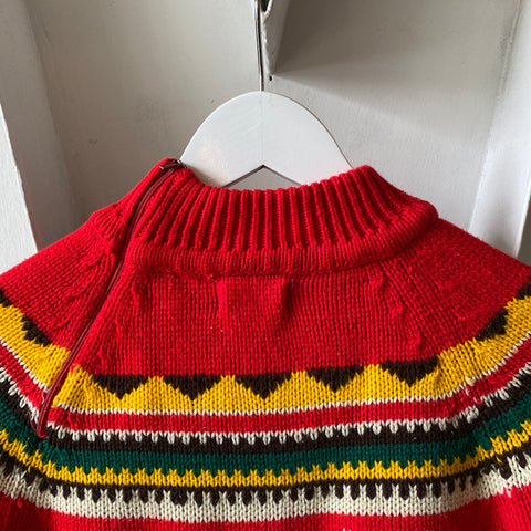 50’s Fair Isle Sweater - Small