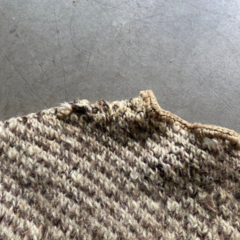 30’s Early Wool Sweater - XL