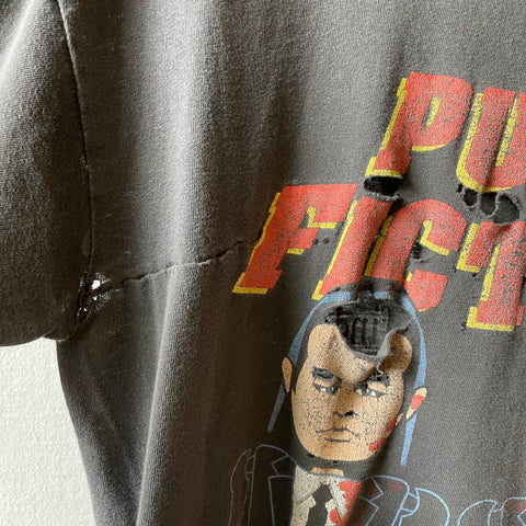 Y2K Thrashed Pulp Fiction Tee - Medium