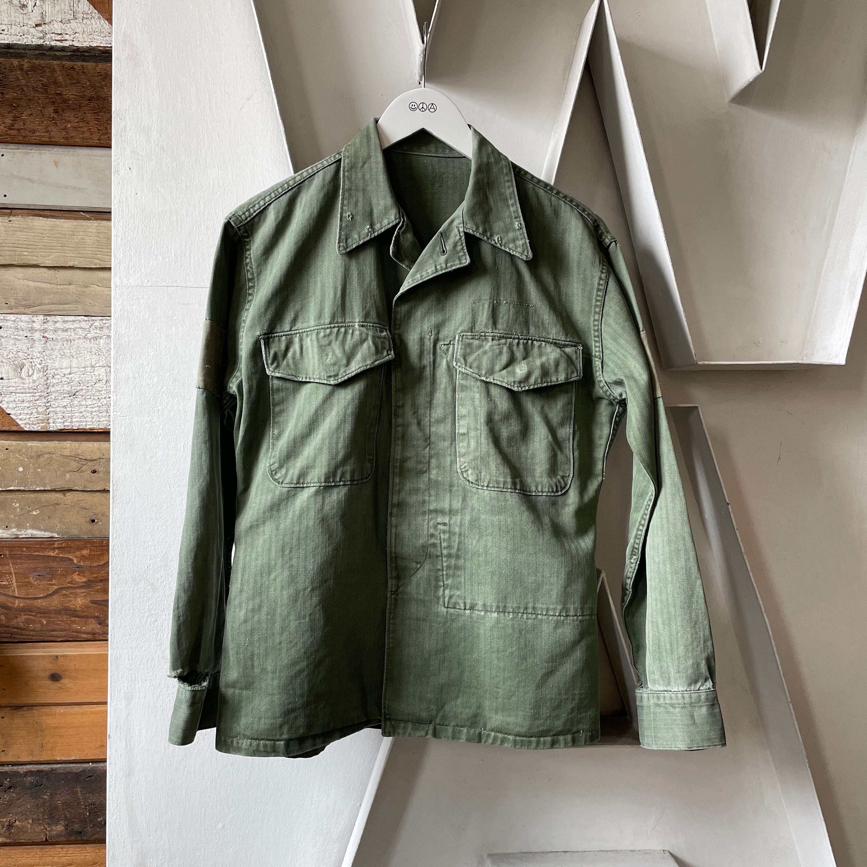 50's P53 HBT USMC Utility Shirt - Medium