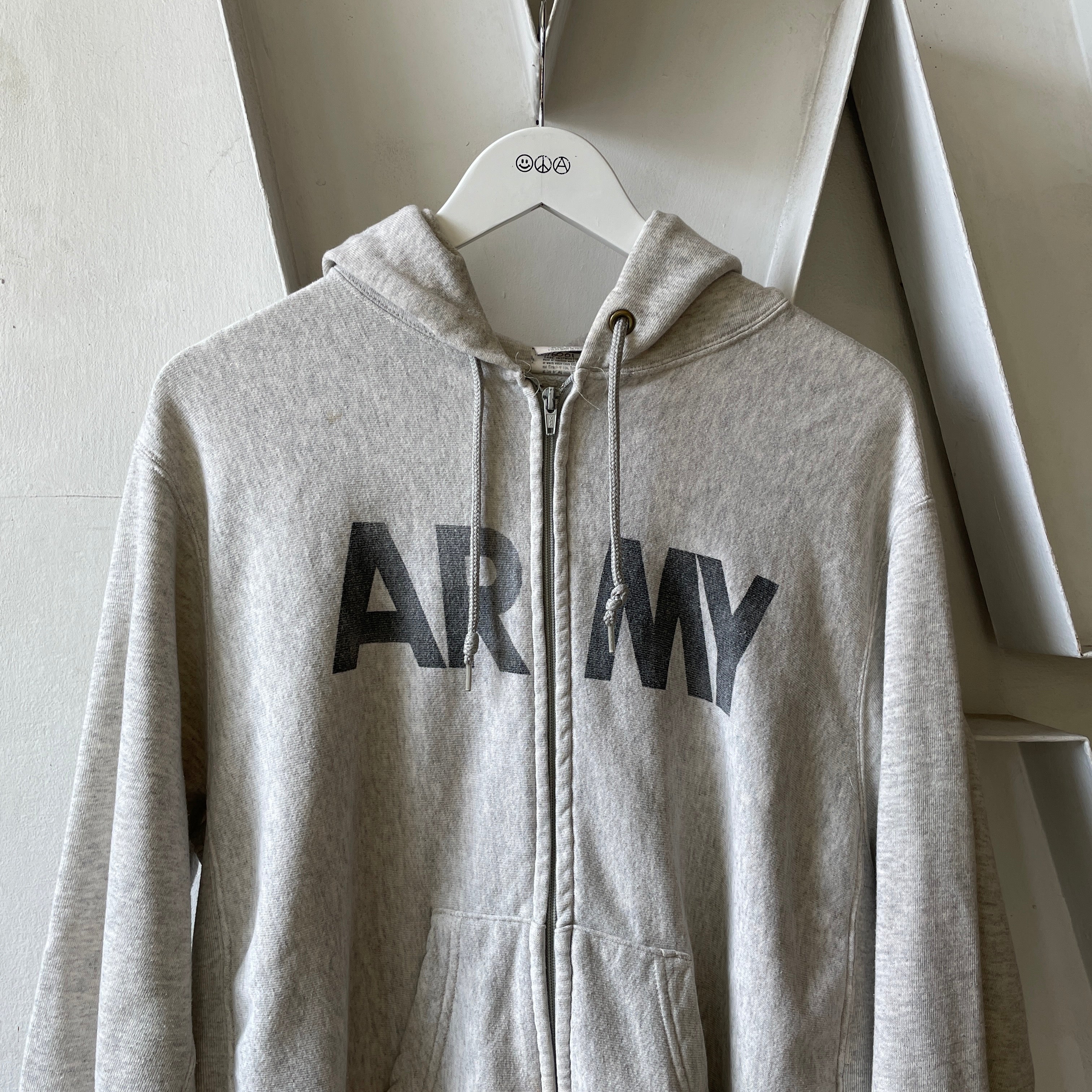 Army zip sales up hoodie